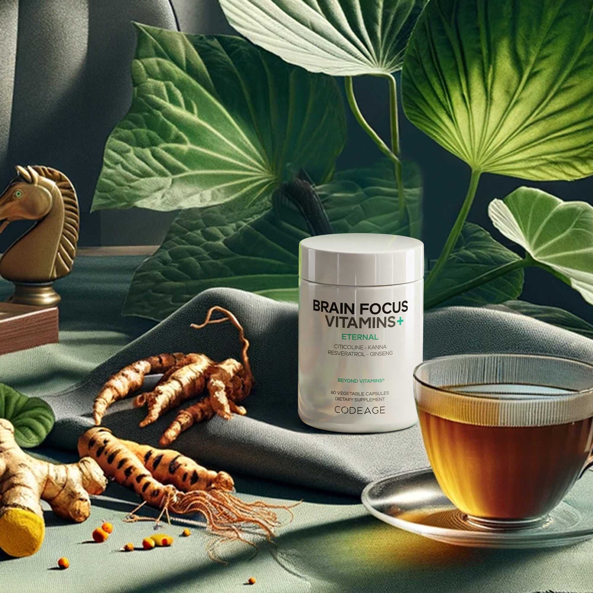 Brain Focus Multivitamin+ - 60 Vegetable Capsules (30 Servings)  | GNC